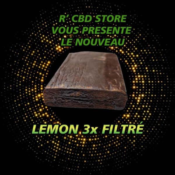 Lemon 3X Filtré | Résine concentrée de CBD | Boutique en ligne R'CBD STORE